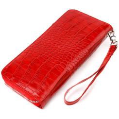 Кошелек Canpellini Из натуральной кожи Красный Фото 1