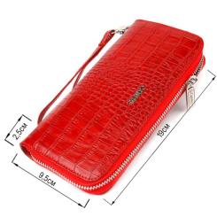 Кошелек Canpellini Из натуральной кожи Красный Фото 2