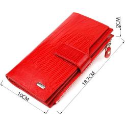 Кошелек Canpellini Из натуральной кожи Красный Фото 2