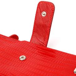 Кошелек Canpellini Из натуральной кожи Красный Фото 4