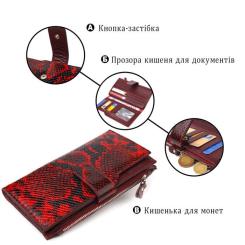 Кошелек Canpellini Из натуральной кожи Разноцветный Фото 3