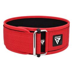 Атлетический пояс RDX RX1 Weight Lifting Belt Red S Фото 2