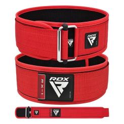 Атлетический пояс RDX RX1 Weight Lifting Belt Red S Фото 4