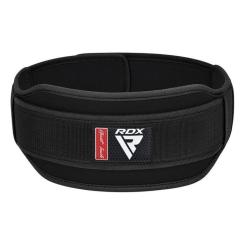 Атлетический пояс RDX RX5 Double Belt неопреновий Black S Фото 8