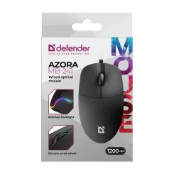 Мышка Defender Azora MB-241 LED USB Black Фото 3