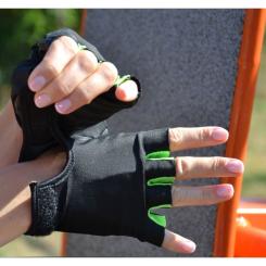 Перчатки для фитнеса MadMax MFG-251 Rainbow Green XS Фото 4