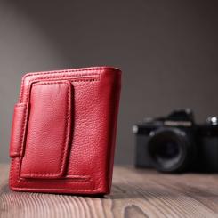 Кошелек ST Leather Из натуральной кожи Красный Фото 9