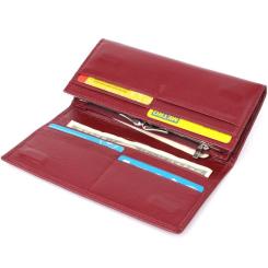 Кошелек ST Leather З натуральної шкіри Бордовий Фото 6