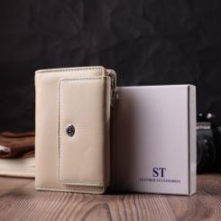Кошелек ST Leather Из натуральной кожи Белый Фото 9