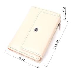 Кошелек ST Leather Из натуральной кожи Белый Фото 3
