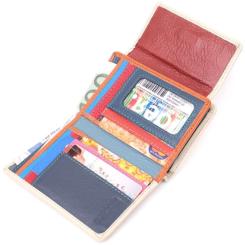 Кошелек ST Leather Из натуральной кожи Белый Фото 5