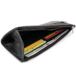 Кошелек ST Leather Из кожи унисекс Черный Фото 2