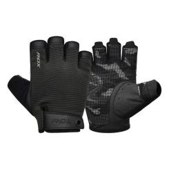 Перчатки для фитнеса RDX T2 Half Black Plus S Фото