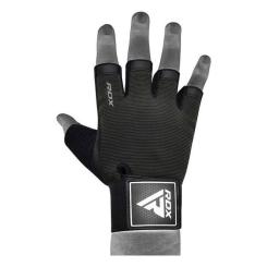 Перчатки для фитнеса RDX T2 Half Black Plus S Фото 2