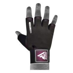 Перчатки для фитнеса RDX T2 Half Pink S Фото 2
