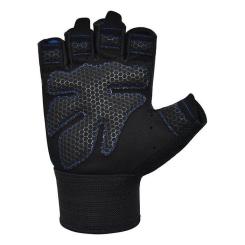Перчатки для фитнеса RDX W1 Half Blue XL Фото 1