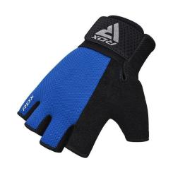 Перчатки для фитнеса RDX W1 Half Blue XL Фото 3