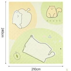 Туристический коврик Naturehike 210х240 см CNK2350WS010 Світло-салатовий Фото 1