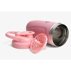 Шейкер спортивный SmartShake Reforce 900ml Supergirl Pink Фото 2