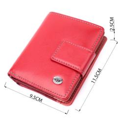 Кошелек ST Leather Из натуральной кожи Красный Фото 2