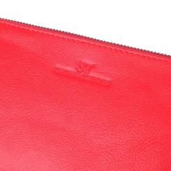 Кошелек ST Leather Кожаный на три отделения Красный Фото 4