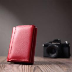 Кошелек ST Leather Из натуральной кожи Красный Фото 9