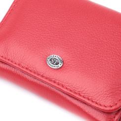 Кошелек ST Leather Из натуральной кожи Красный Фото 4