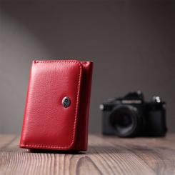 Кошелек ST Leather Из натуральной кожи Красный Фото 8