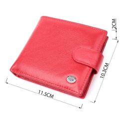 Кошелек ST Leather Из натуральной кожи Красный Фото 2
