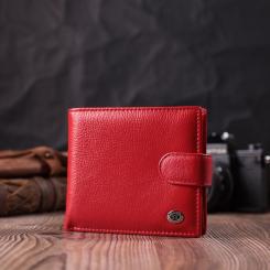 Кошелек ST Leather Из натуральной кожи Красный Фото 8