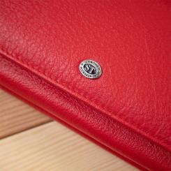 Кошелек ST Leather Красный Фото 10