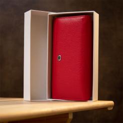 Кошелек ST Leather Красный Фото 11