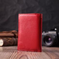 Кошелек ST Leather Шкіряний Червоний Фото 8