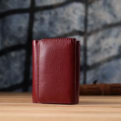 Кошелек ST Leather Из натуральной кожи Бордовый Фото 9