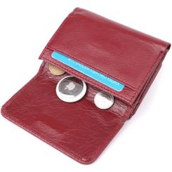 Кошелек ST Leather Из натуральной кожи Бордовый Фото 7