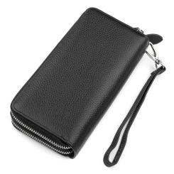 Кошелек ST Leather Чорний Фото 1