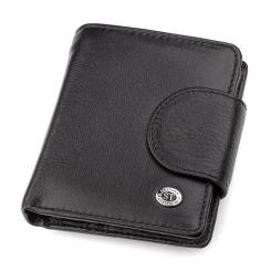 Кошелек ST Leather Кожаный Черный Фото