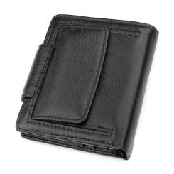 Кошелек ST Leather Кожаный Черный Фото 1