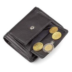 Кошелек ST Leather Кожаный Черный Фото 6