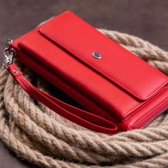 Кошелек ST Leather Красный Фото 10