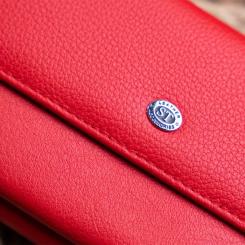 Кошелек ST Leather Красный Фото 11