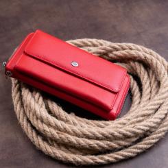 Кошелек ST Leather Красный Фото 8