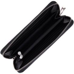 Кошелек ST Leather Из натуральной кожи Черный Фото 4
