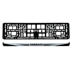 Рамка номерного знака Poputchik Nissan Фото 1