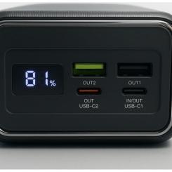 Батарея универсальная GEAR 50000mAh, PD/22.5W, black Фото 2