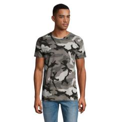 Футболка Sol's Camo men сірий камо S Фото