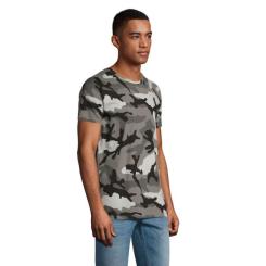 Футболка Sol's Camo men сірий камо S Фото 1
