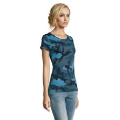 Футболка Sol's Camo women синій камо XXL Фото 1