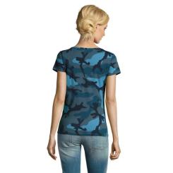 Футболка Sol's Camo women синій камо XXL Фото 2