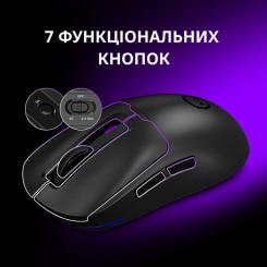 Мышка Lorgar MSA10W Wireless Gaming Black Фото 5